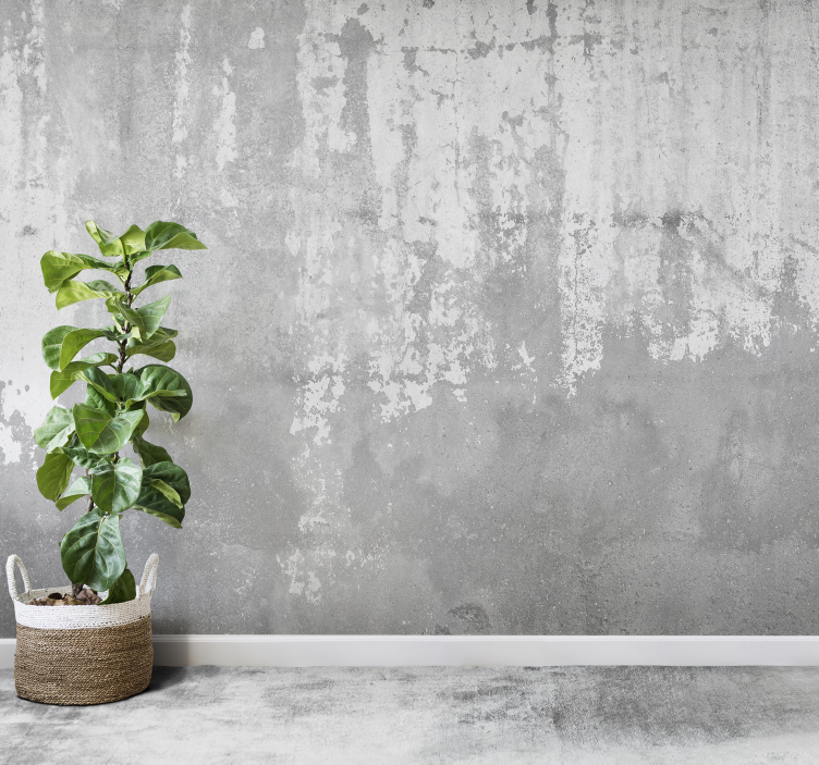 Fotomurais texturas e padrões Concreto bruto - TenStickers