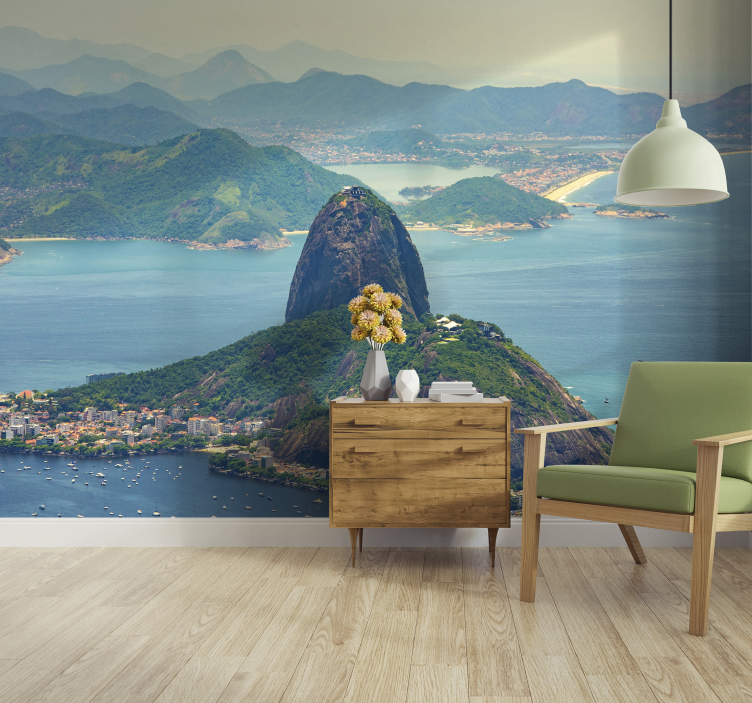 Fotomural de lugares Paisagem Pão de Açúcar - TenStickers