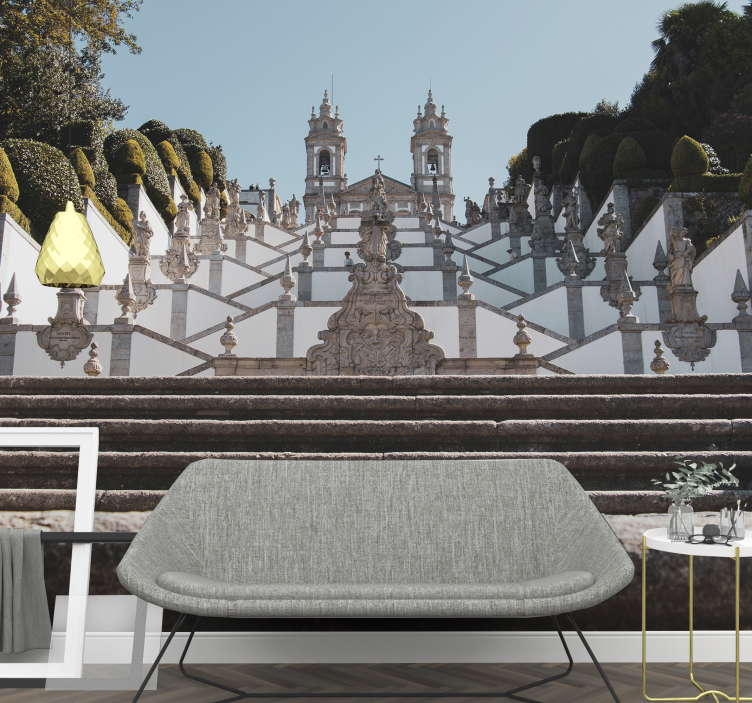 Mural de parede decorativo do Bom Jesus do Monte - TenStickers