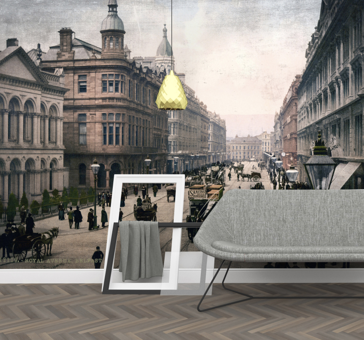 Fotomural cidade de Belfast - TenStickers