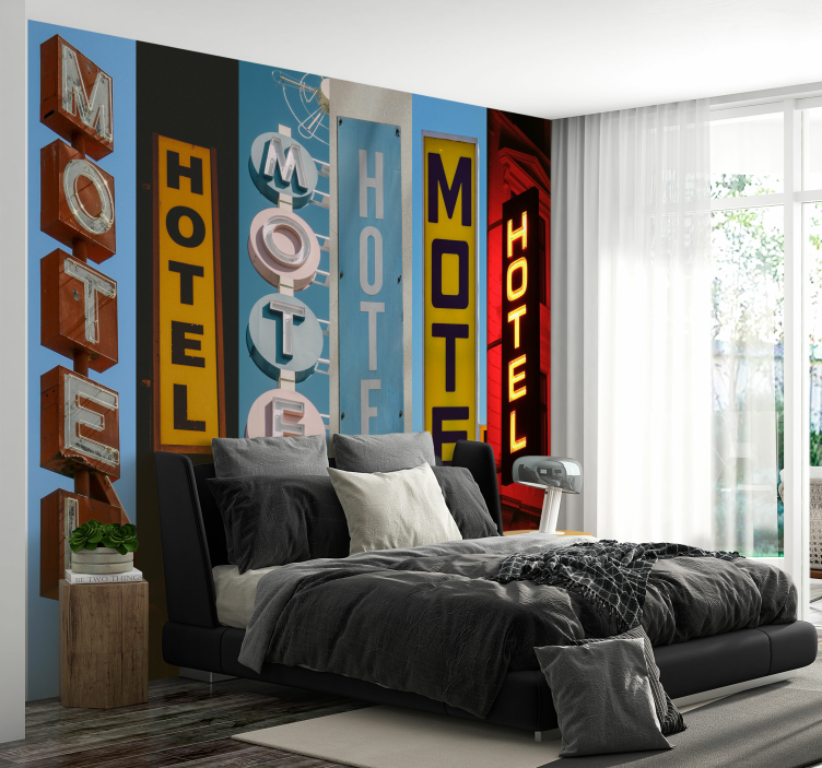 Mural de parede hotel signs - TenStickers