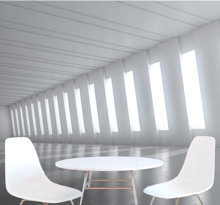 Murais de parede 3d espaço minimalista iluminado - TenStickers