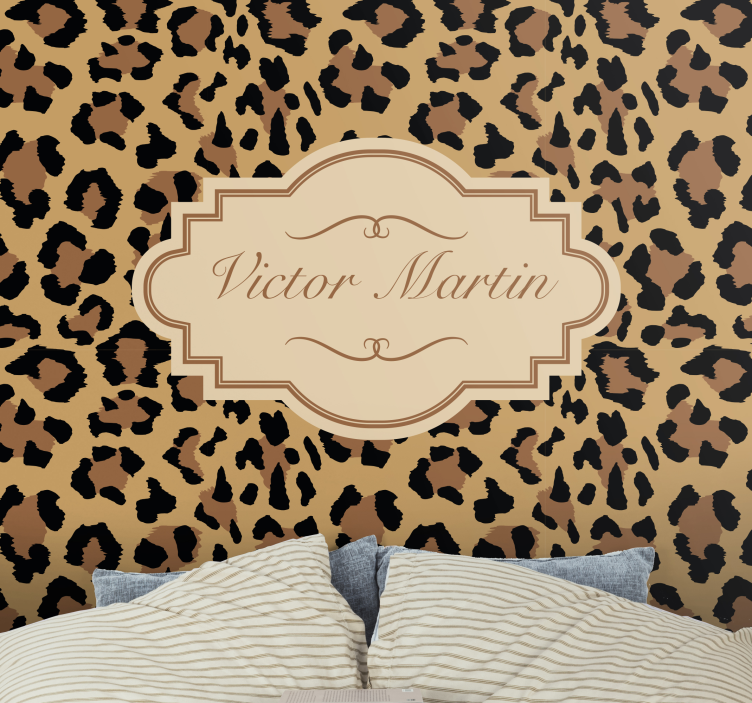 Mural de parede animais estampa de leopardo - TenStickers