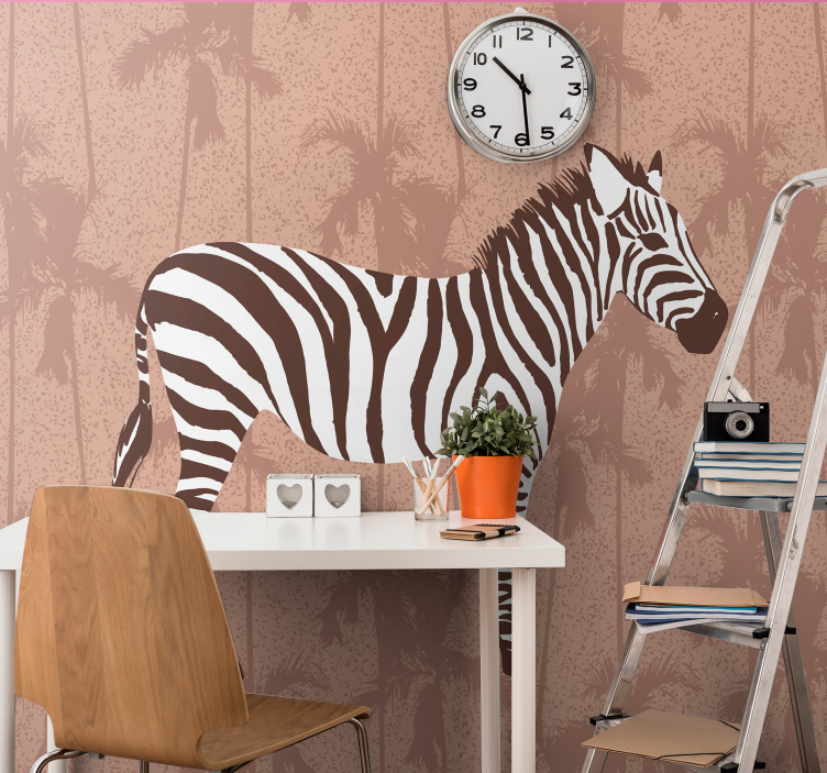 Mural de parede animais zebra na natureza - TenStickers
