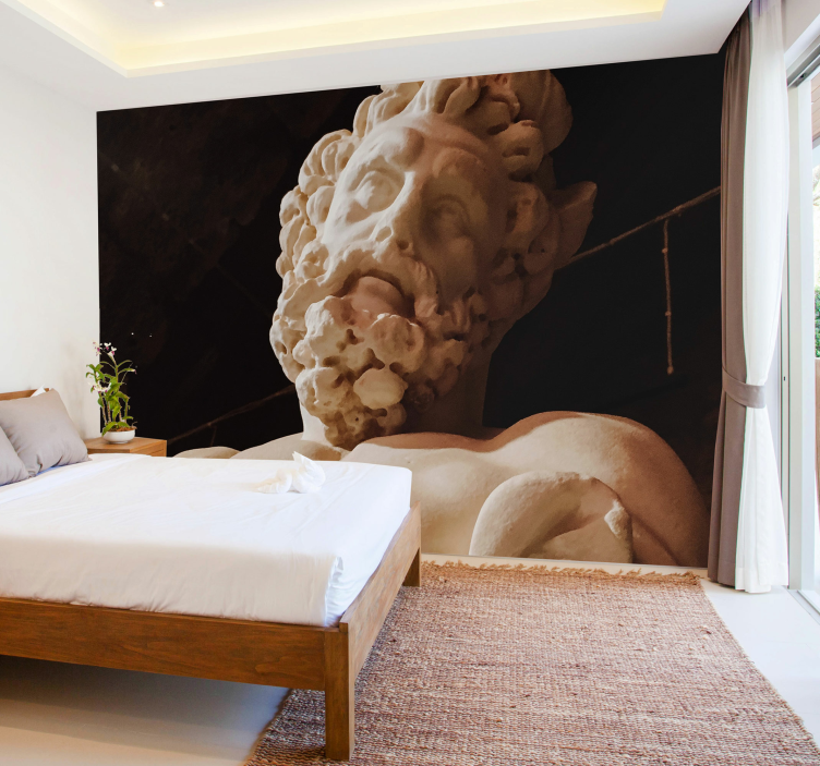 Mural de parede arte clássica detalhe de escultura clássica - TenStickers