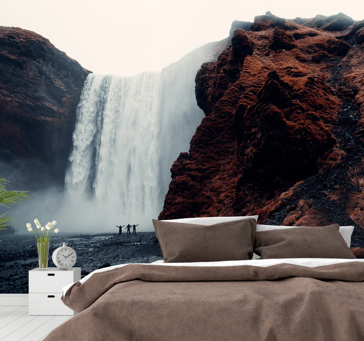 Mural de parede cascatas vista da grande cachoeira - TenStickers