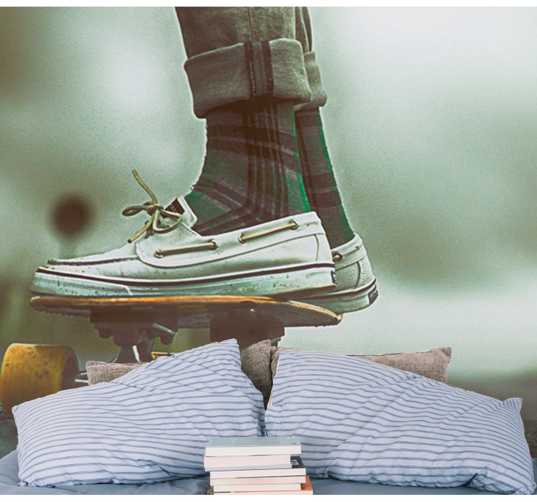 Mural de parede de arte urbana estilo de skate legal - TenStickers