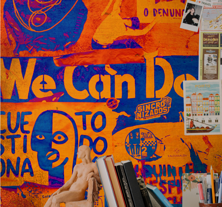 Mural de parede de arte urbana expressão empoderada - TenStickers