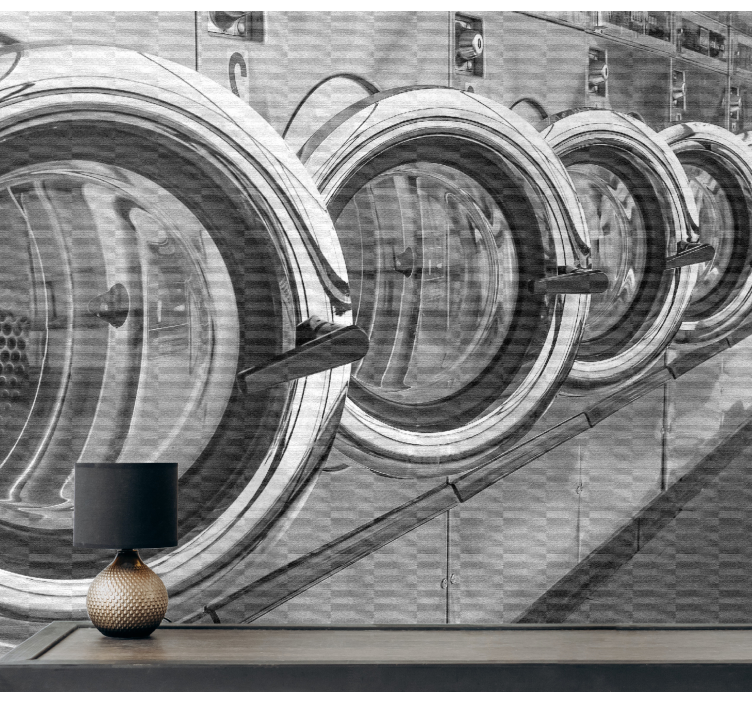 Mural de parede de arte urbana grafite de lavanderia - TenStickers