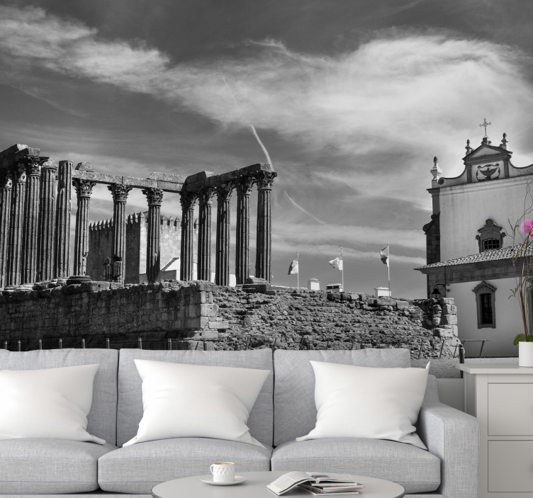 Fotomural de lugares Templo de Évora - TenStickers
