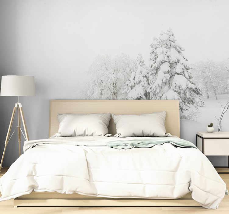 Fotomural para quarto de Tempestade de Inverno - TenStickers