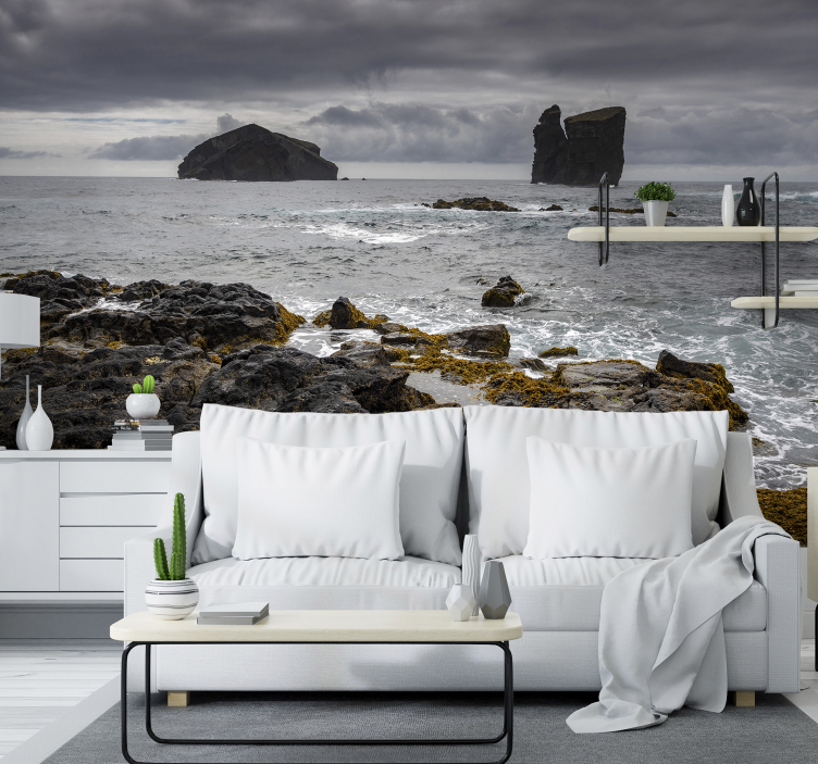 Mural de parede decorativo vista para o mar - TenStickers