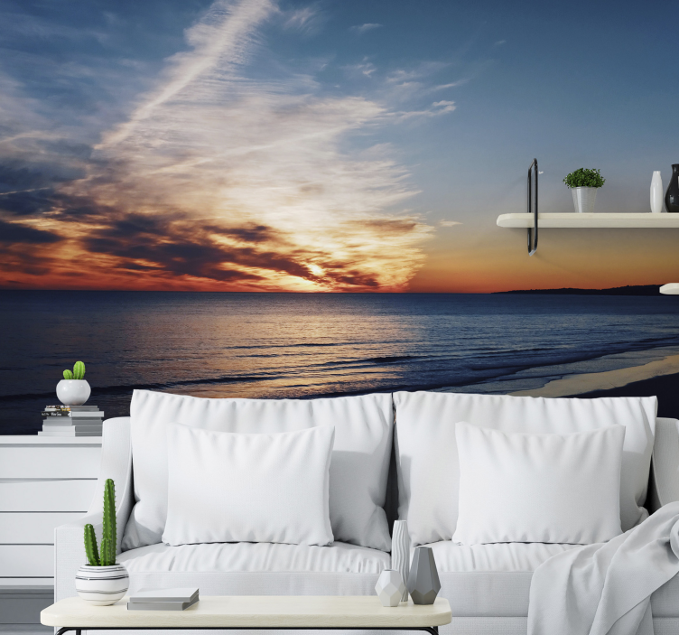 Fotomural decorativo do mar praia do sol - TenStickers