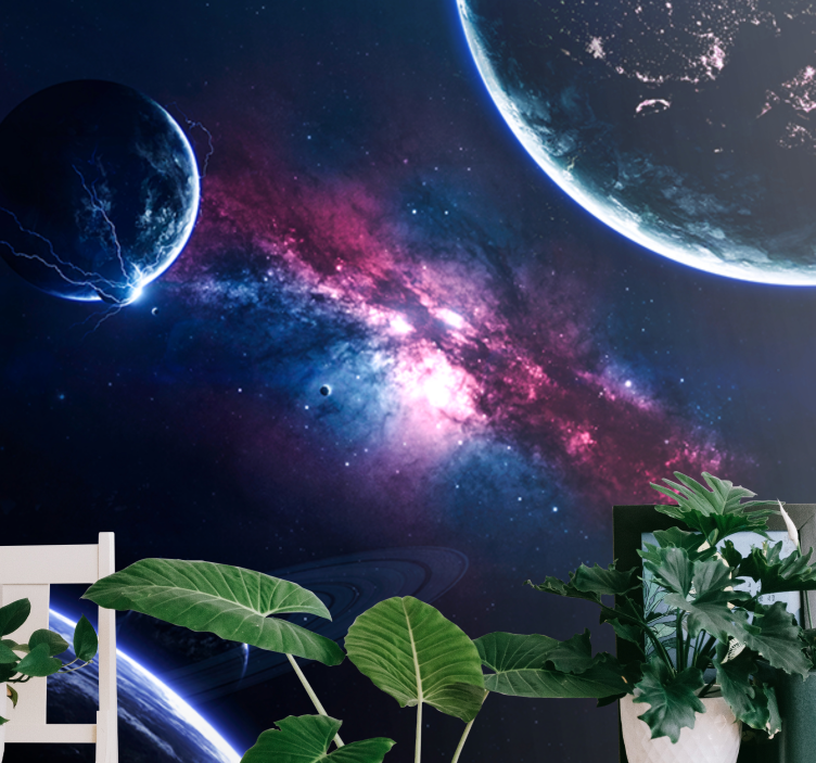 Mural de parede espaço cena da galáxia cósmica - TenStickers