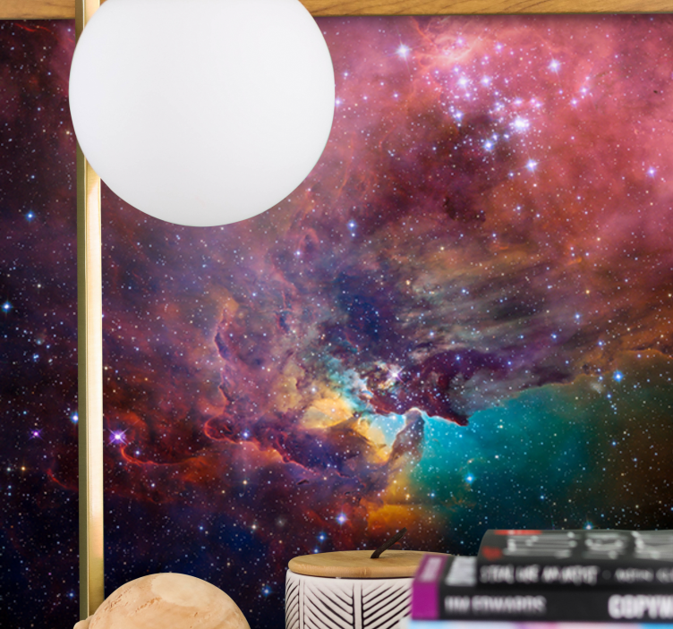 Mural de parede espaço cena de nebulosa cósmica - TenStickers