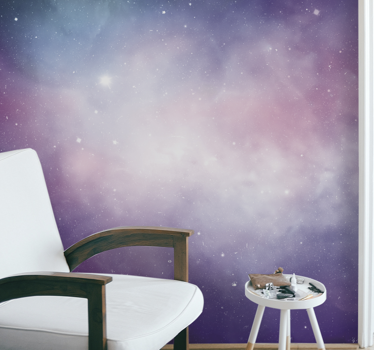 Mural de parede espaço padrões de nebulosas cósmicas - TenStickers