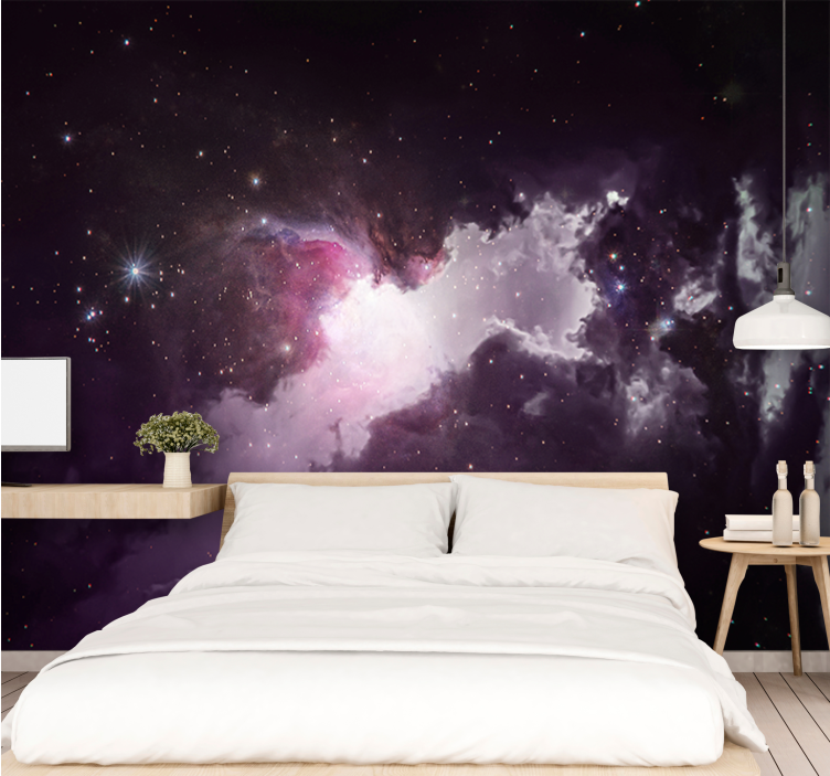 Mural de parede espaço vórtice da nebulosa cósmica - TenStickers