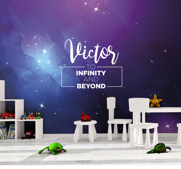 Mural de parede fantasía tema aventura galáctica - TenStickers