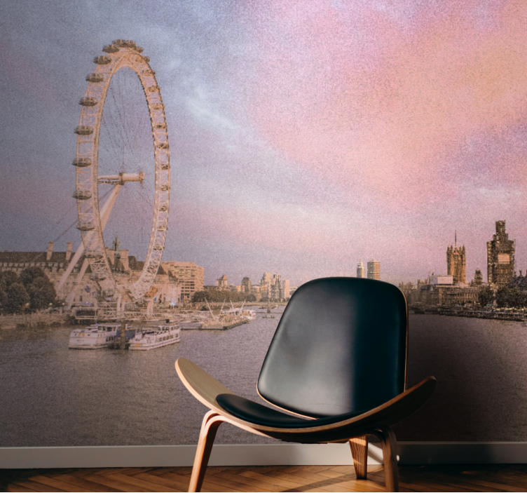 Mural de parede londres vista da london eye - TenStickers