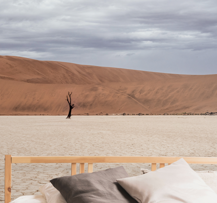 Mural de parede montanha paisagem do deserto - TenStickers