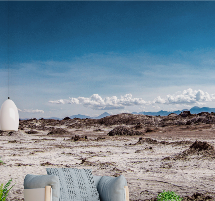 Mural de parede montanha pico de terreno deslizante - TenStickers