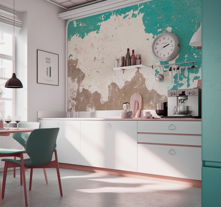 Mural de parede parede descascada grunge - TenStickers