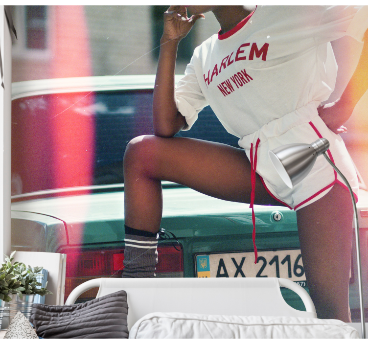 Mural de parede pessoa pose estilo harlem - TenStickers