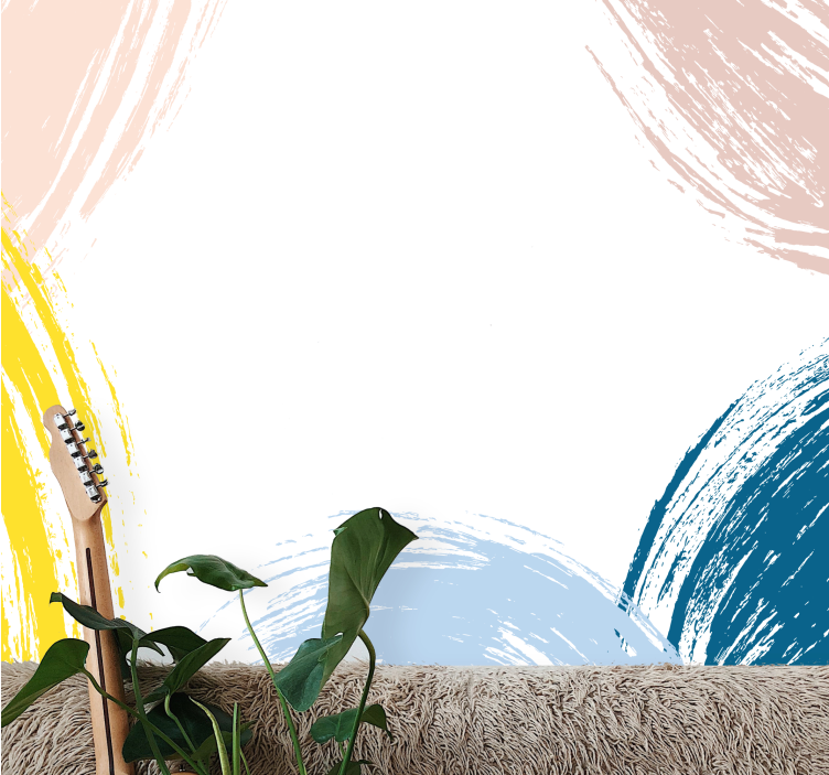 Vinil decorativomancha fotomural decorativo abstrato - TenStickers