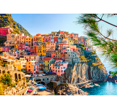 Murais de parede cidades e países Costa Italiana - TenStickers