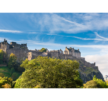 Mural de parede decorativo de castelo de Edimburgo - TenStickers