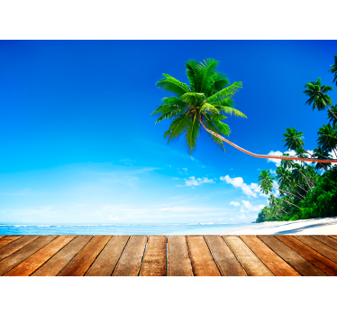 Fotomural Praia Tropical - TenStickers