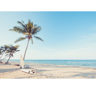 Fotomural vinílico de praia tropical  - TenStickers