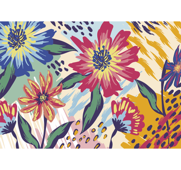 Mural de parede de arte clássica flores Van Gogh  - TenStickers