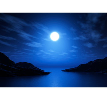 Fotomurais paisagistícos Lagoa Azul - TenStickers