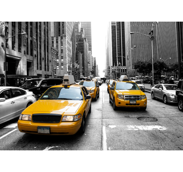 Fotomural decorativo de Nova York Táxi - TenStickers