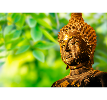 Fotomurais decorativos para casa de banho Cara de buda - TenStickers