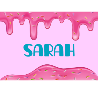 Fotomurais de Parede Creme donut - TenStickers