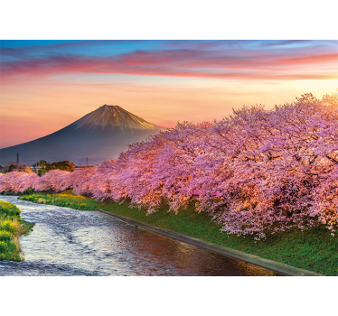 Fotomurais plantas e flores Floresta de cerejeira - TenStickers