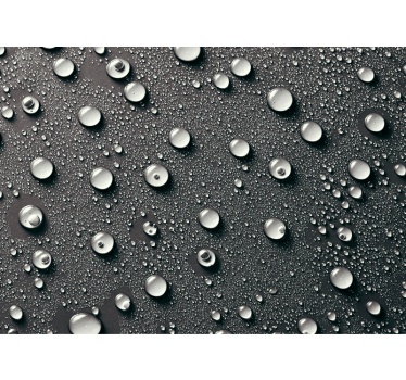 Fotomural para casa de banho gotas de água - TenStickers