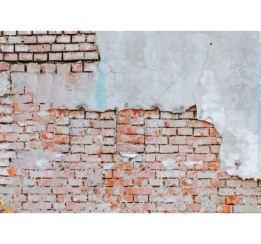 Mural de tijolos com textura de tijolo aparente - TenStickers