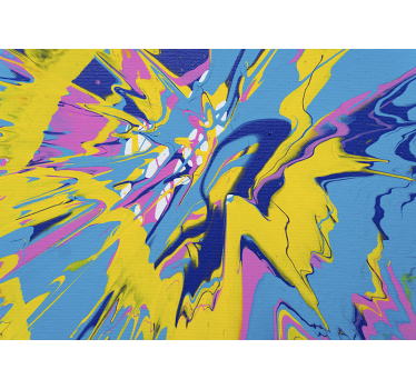 Pop art pintura abstrata pintando murais - TenStickers