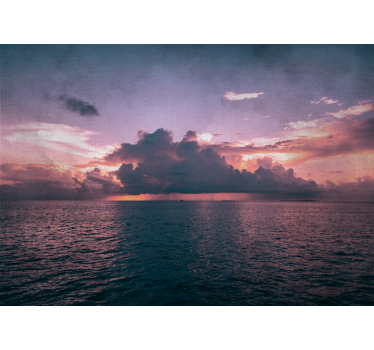 Fotomurais de paisagens crepúsculo tranquilo do oceano - TenStickers