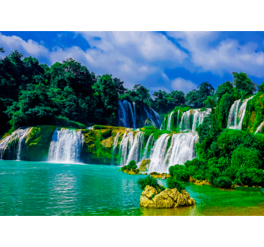 Fotomurais paisagistícos Oásis verde - TenStickers