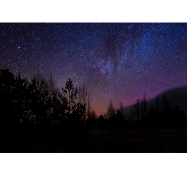 Mural de parede espaço tela da noite celestial - TenStickers
