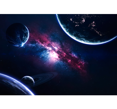 Mural de parede espaço cena da galáxia cósmica - TenStickers