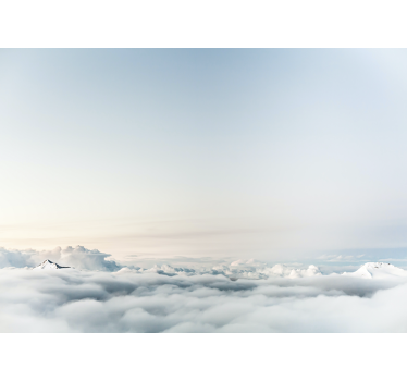Fotomural para quarto paisagem nas nuvens - TenStickers