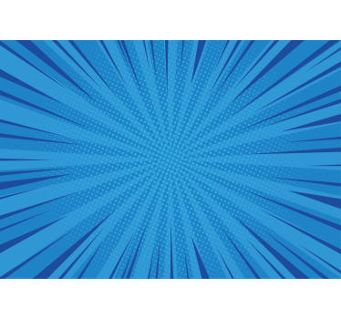 Azul pop com fundo em quadrinhos fotomural vinílico vintage - TenStickers