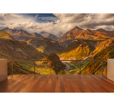 Fotomurais de paisagens vista regal das montanhas - TenStickers