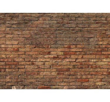Mural de parede pedra estilo tijolo rústico - TenStickers