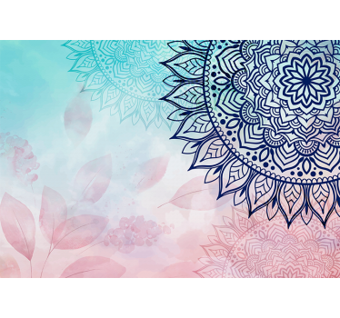 Murais de mandala boêmio - TenStickers
